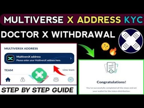 Doctor X Wallet submission process || How to submit Multiverse X Address