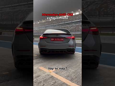 Exhaust note of the newly launched Mercedes-AMG C 63 S E Performance! 👍 or 👎.