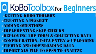 Kobo Toolbox tutorial