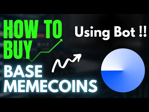 How to BUY BASE MEME COINS USING A BOT? #arbitrum  #base #ethereum