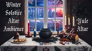 Winter Solstice Yule Altar | Celtic Folk Music & Altar Inspiration for a Cozy Celebration