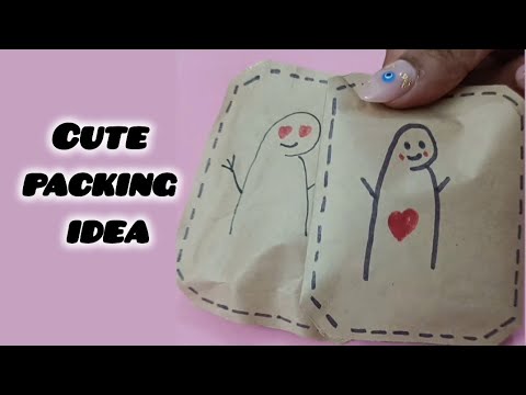 cute gift wrapping idea