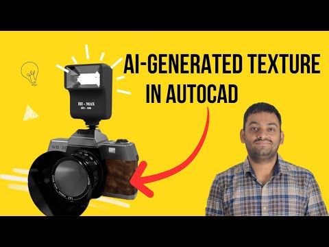 Photorealistic rendering 3D camera in AutoCAD - Custom texture