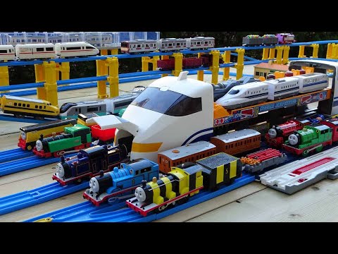 Thomas Plarail & JR Shinkansen ☆ I made a station and dome course with the future express Nozomi