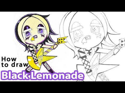 How to draw Black Lemonade | Cookie Run Kingdom