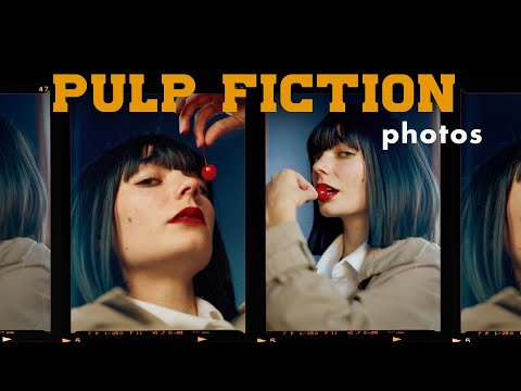 Pulp Fiction inspired film portraits