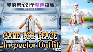 Game for peace | video inspection | inspector outfit | 3 seasons effect get this outfit 😵