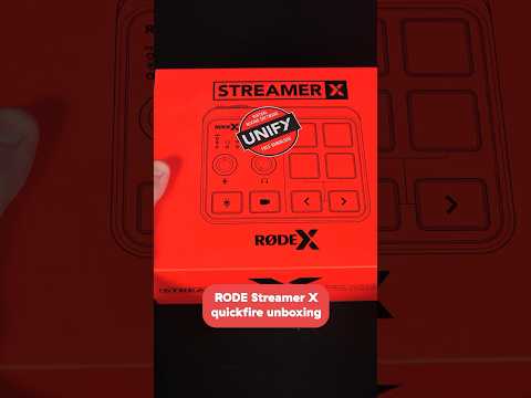 Does anyone here use the Rode Streamer X? #newtech #unboxing #tech #rode