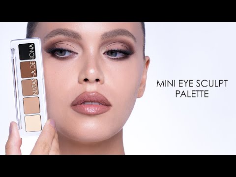 Sculpted, Everyday & Smokey Eyes ft. MINI EYE SCULPT EYESHADOW PALETTE | Natasha Denona Makeup