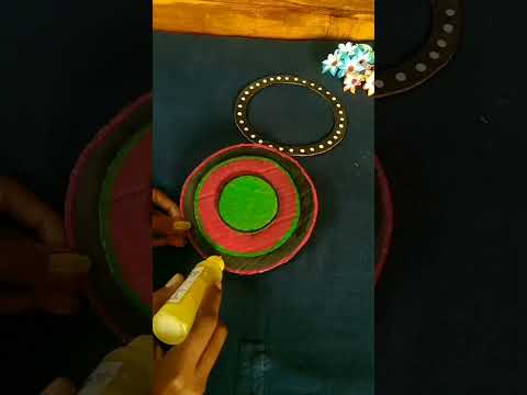 diwali special easy diya stand hood making#diwalispecial #diyastand #youtubeshorts #handmade #diya