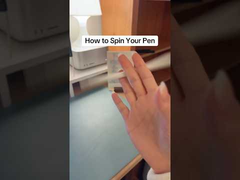 EASY pen spinning tutorial #tiktok #challenge #art #artist