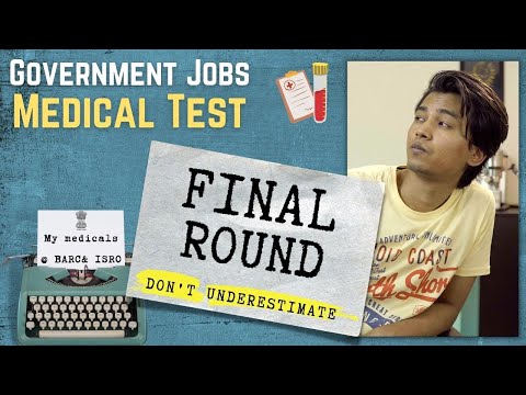 Medical Round of Government Jobs | My BARC & ISRO Medicals Experience