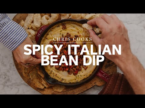 Skillet White Bean Dip with Spicy Italian Sausage (Dairy-Free)