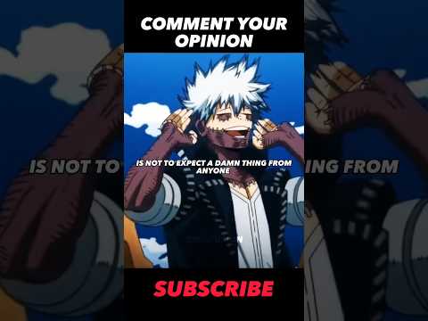 How to avoid disappointment? #anime | #myheroacademia #dabi #shorts #reels #status #motivation #amv