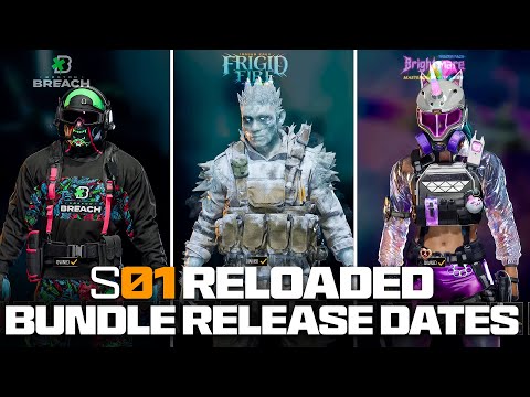 UPCOMING Black Ops 6 Season 1 Reloaded Operator Bundle RELEASE DATES (Frigid Fire, Brightmare & VPN)