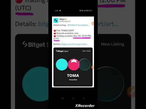 TOMA Token Listing Date & Time