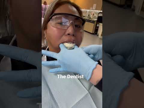 The Dentist. Making Alginate Impressions. Dental Assisting #SJVCHESPERIA #SJVC #shorts #RDA #fyp