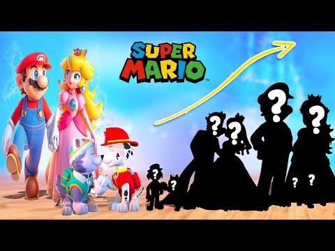 Super Mario met Paw Patrol Life After Happy End | Cartoon Wow