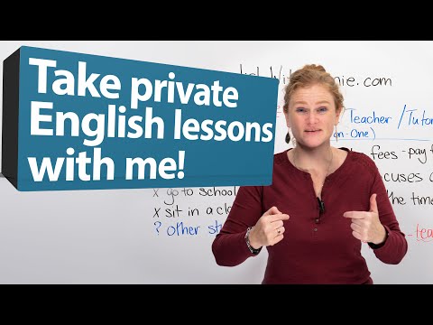 Take PRIVATE ENGLISH CLASSES with RONNIE!