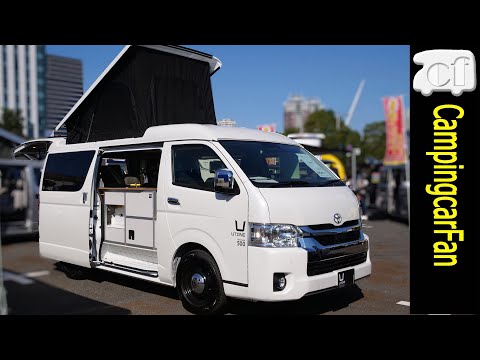 [UTONE 500 ER: ANNEX] Japanese camper van based on Toyota Hiace Wide body