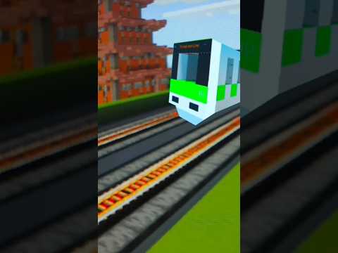 JR East E231 Series in Minecraft Life in Tokyo [Capcut Animation Testing]