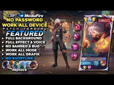 Script Skin Hayabusa Exorcist Hayabusa No Password Mediafire | Full Effect & Voice - Patch Terbaru