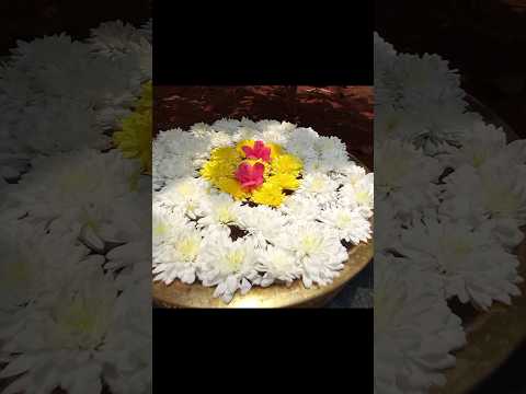 flower decoration #ytshorts #flowers #flowerrangoli #flowermaking #induthoughts #youtuber #vlogs