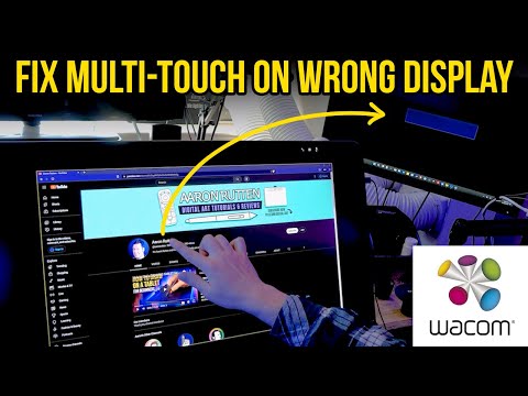 Wacom Multi-Touch Working on Wrong Monitor - How to Fix It