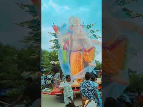 Ganesh ji Idol 2024 || Bappa Aagman || #ganesh #ganeshaagman #hyderabad  #shorts