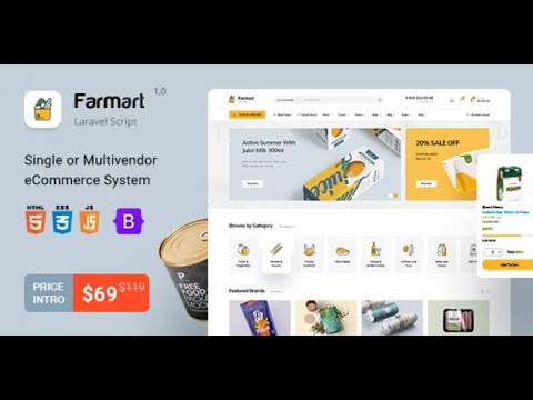 How to Install & Set Up Farmart Laravel eCommerce: Step-by-Step Guide for Single & Multi-Vendor