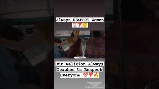 Muslim Respect Hindu Women Status 💯❣️#shorts #viral #respect #humanity