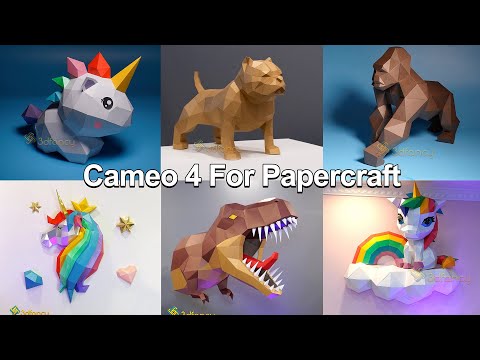 Print and Cut & Draw and Cut Tutorial - Cameo 4 Perfect for Papercraft