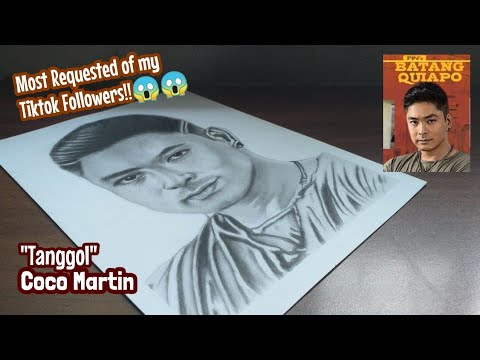 Drawing "Tanggol" Coco Martin from FPJ's Batang Quiapo, PFJ's Batang Quiapo | jesar art