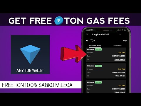 How to get free ton for gas fee 2024 || Earn Free Ton Coin || Free Ton Coin Kaise Kamaye 2024