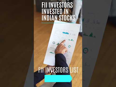 FII Investors Invested In Indian Stocks ?  #fiis #Dii #stoc #stockmarketchart #trading #investors