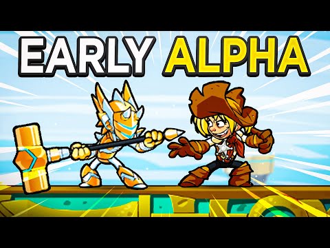 I Played the 1st Version of Brawlhalla! (More Than 10 Years Ago)