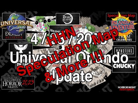 UOR Update 4/28/2023 - HHN Speculation Map & More