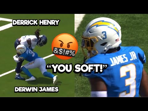 Derrick Henry Vs Derwin James GOT PHYSICAL! 😳 Chargers Vs Titans 2023 highlights