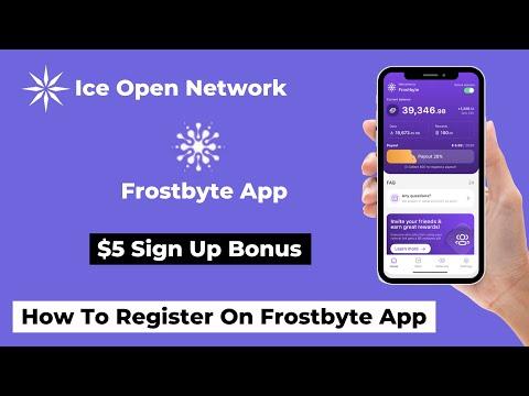 Ice Frostbyte App Launch || How To Register On Ice Frostbyte App || Free $5 Signup Bonus #frostbyte