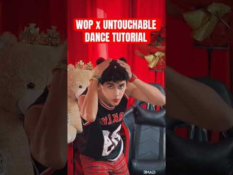 WOP x UNTOUCHABLE DANCE TUTORIAL (TRENDING / VIRAL) #short #danceshorts