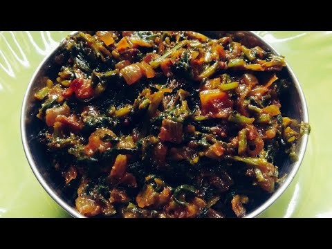 పాలకూర కర్రీ అదుర్స్ 10 నిమిషాల్లో రెడీ👌Palak Curry#food#palak#spinach#palakrecipes