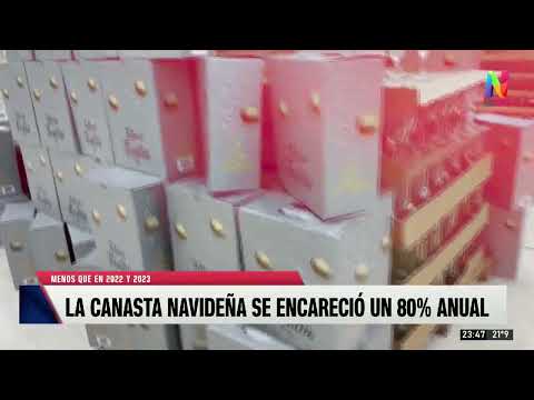 La canasta navideña aumentó un 80%.