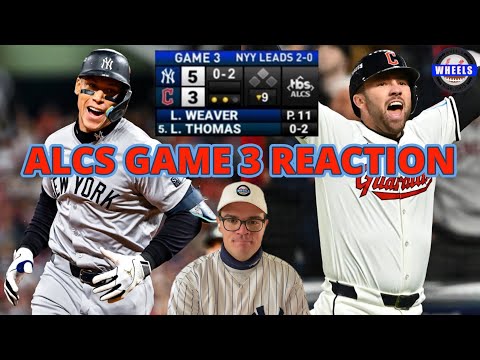 Wheels (Yankees Fan) Reacts To Yankees v Guardians ALCS G3 Highlights