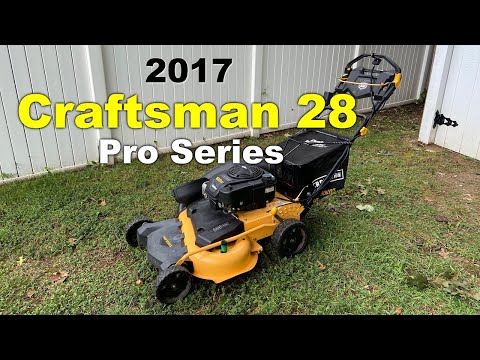 Craftsman 28 Pro Series - My 8th mower in Lawncare