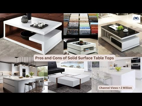 Pros and Cons of Solid Surface Table Tops | Solid Surface Tabletops: Basics to Know Before You Buy