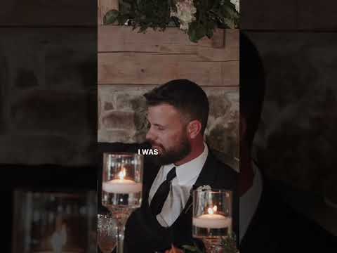 The bride's daughter gave the most emotional wedding speech ❤ 🎥: Josh & Pres #shorts #weddingspeech