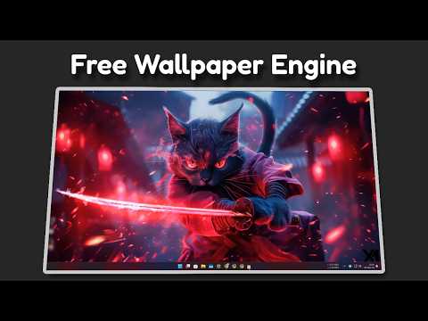 New Free and Open source Live Wallpaper Engine for Windows PC