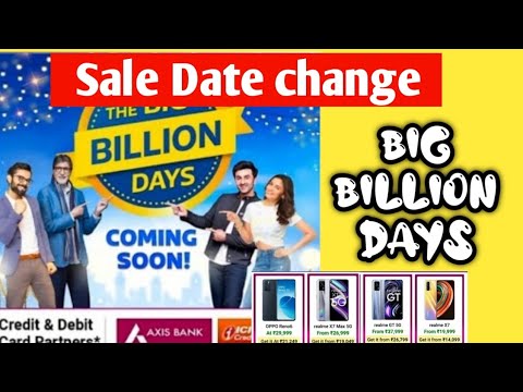 Flipkart sale date change| Flipkart big billion days sale date change