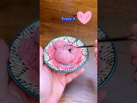 Banana and strawberry ice cream, healthy | delicious | no ice cream maker | best snack for summer 🍦