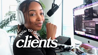 How To Get Clients in 2025 | Become A Freelance Graphic Designer